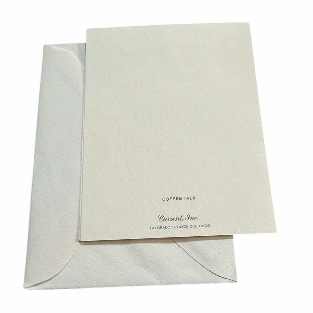 Vintage Current Inc. 'Coffee Talk'‎ Greeting Card